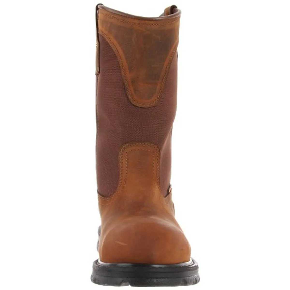 11" Mens Leather Steel Toe Wellington Boots