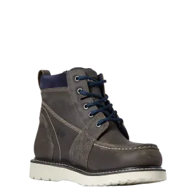 Ariat Ladies Rebar Wedge Moc Toe Steel Grey Work Boots 10035770