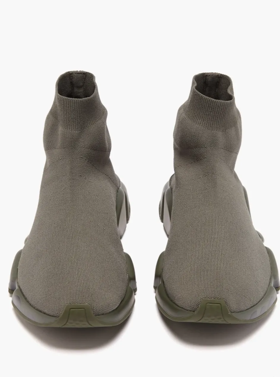 BALENCIAGA SPEED GRAFFITI LOGO TRAINERS