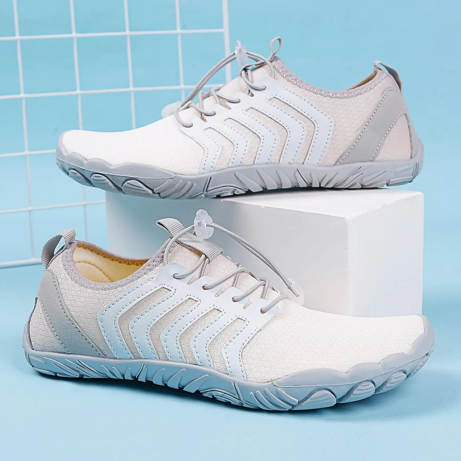 Hike Barefoot Shoes for Women Men Non-Slip Breathable Athletic Footwear,Quick-Dry&Wide Toe Box Trail Swim Camping Water Shoes,Outdoor Lightweight Comfortable Athletic Barefoot Footwear