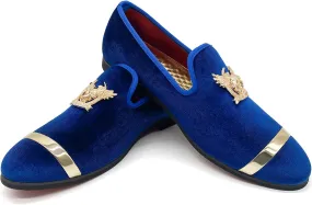 Men's Loafers Vintage Slip on Suede Dress Shoes Velvet Dress Loafers Size 7-13