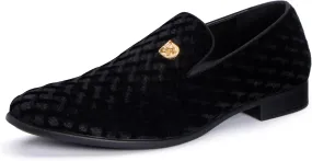 Men's Penny Slip-on Velvet Loafer Suede Dress Shoes Designer Smoking Slipper Prom Wedding Shoes