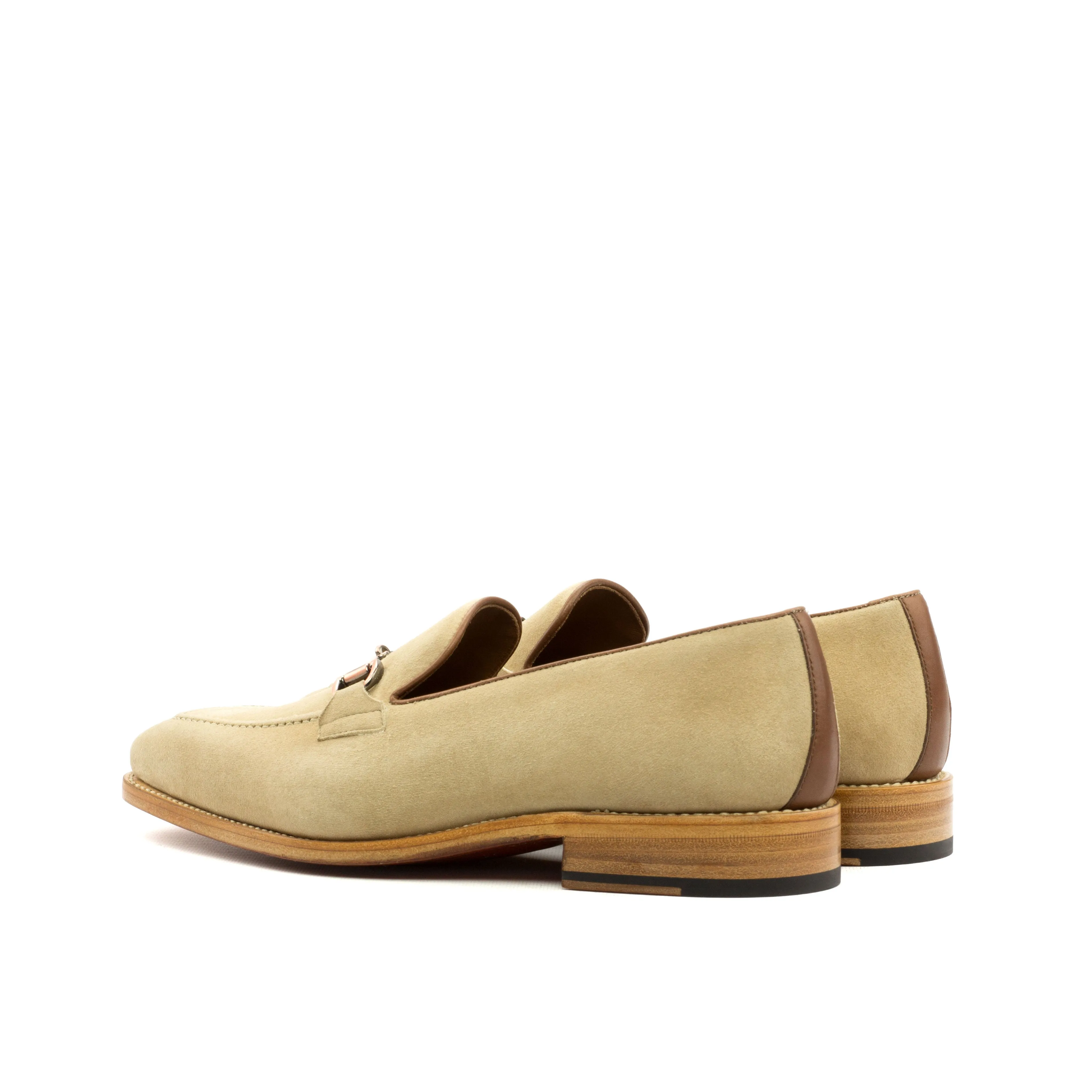 OG Loafer Bit Goodyear Welted - Kid Suede Taupe