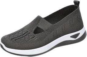 Orthopedic Shoes for Women Breathable Soft Slip On Non Slip Work Shoes Women Mesh Casual Shoes for Fall Women Shoes Sneakers Slip On Tennis Shoe Cross Trainer Shoe