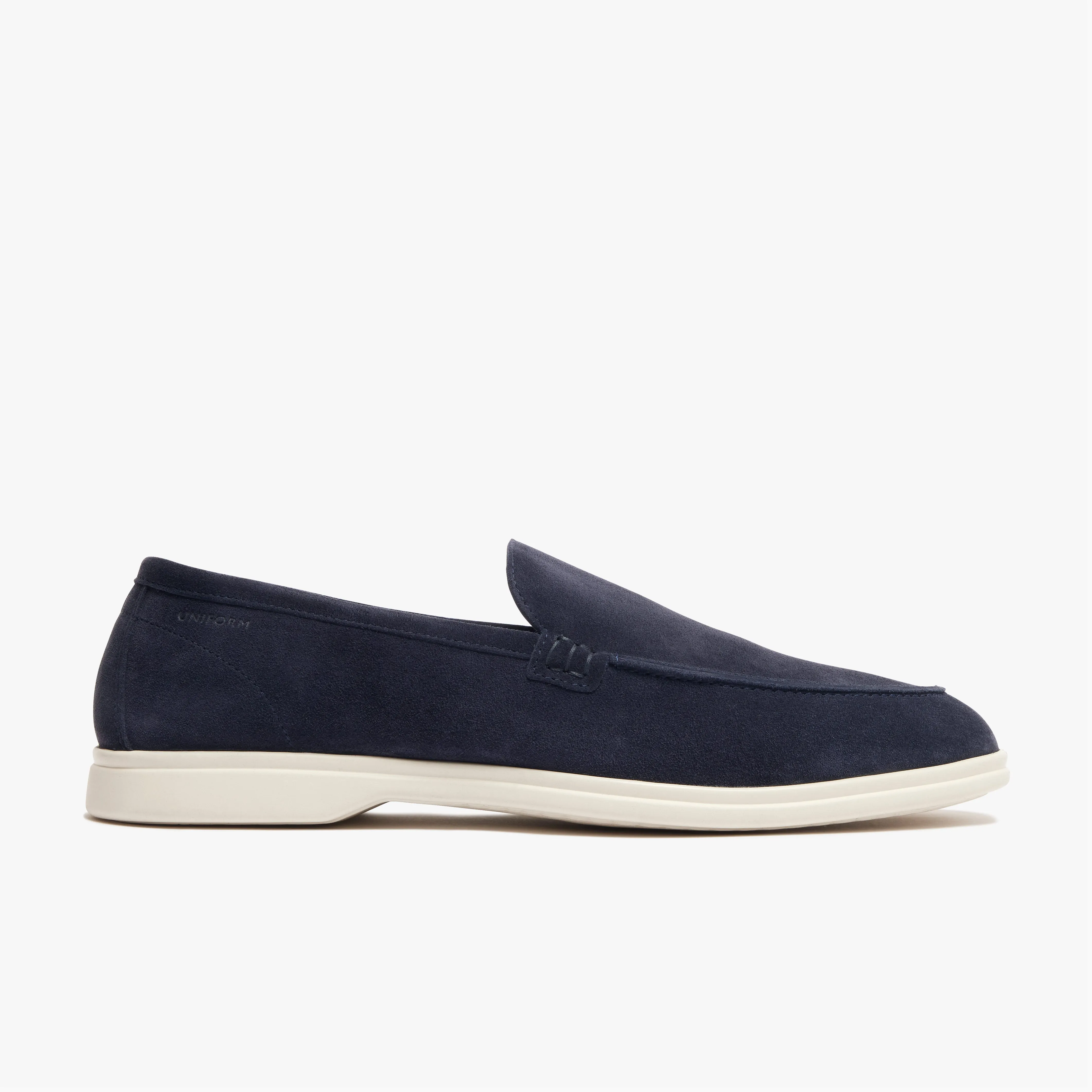 Relaxed Loafer Navy Suede Mens
