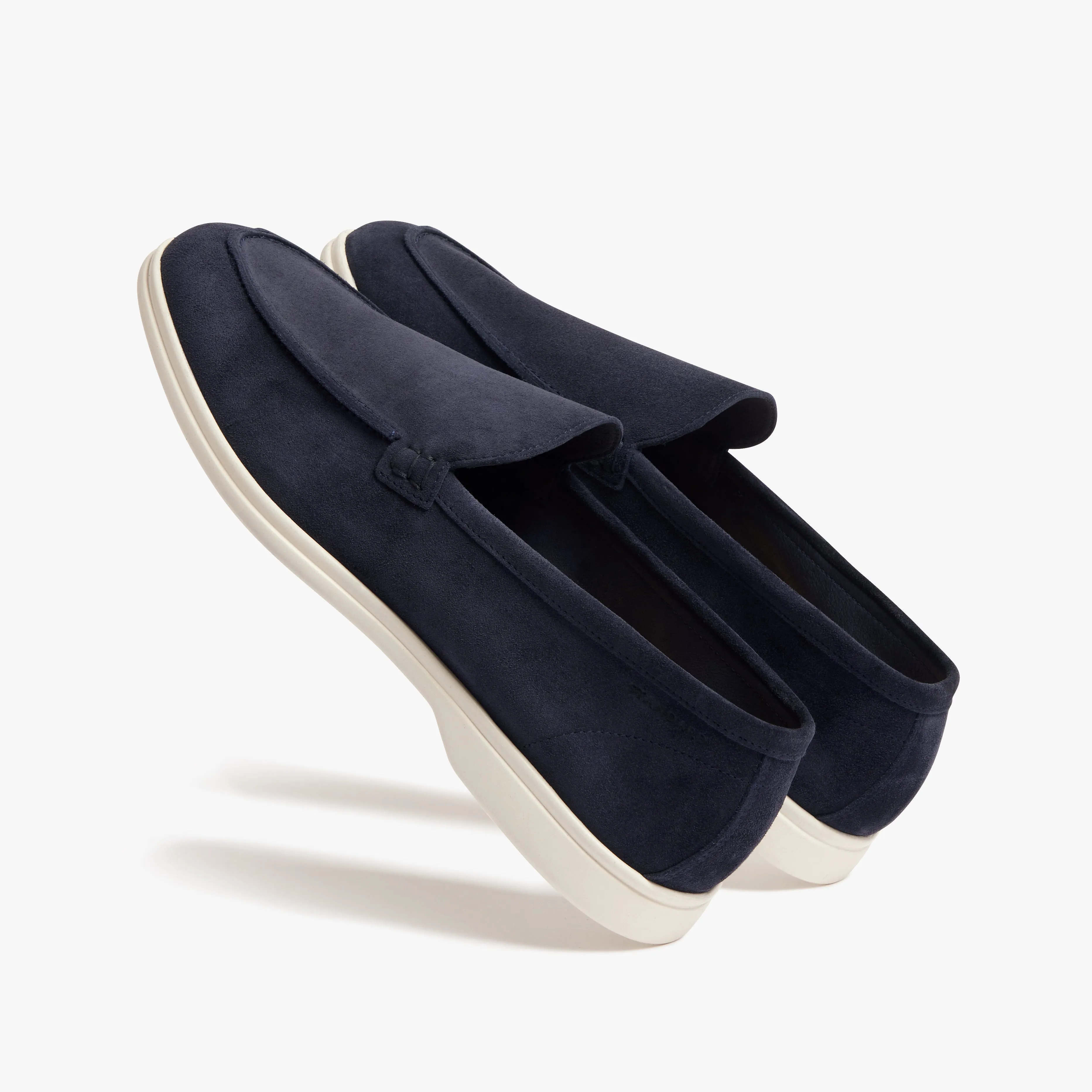 Relaxed Loafer Navy Suede Mens
