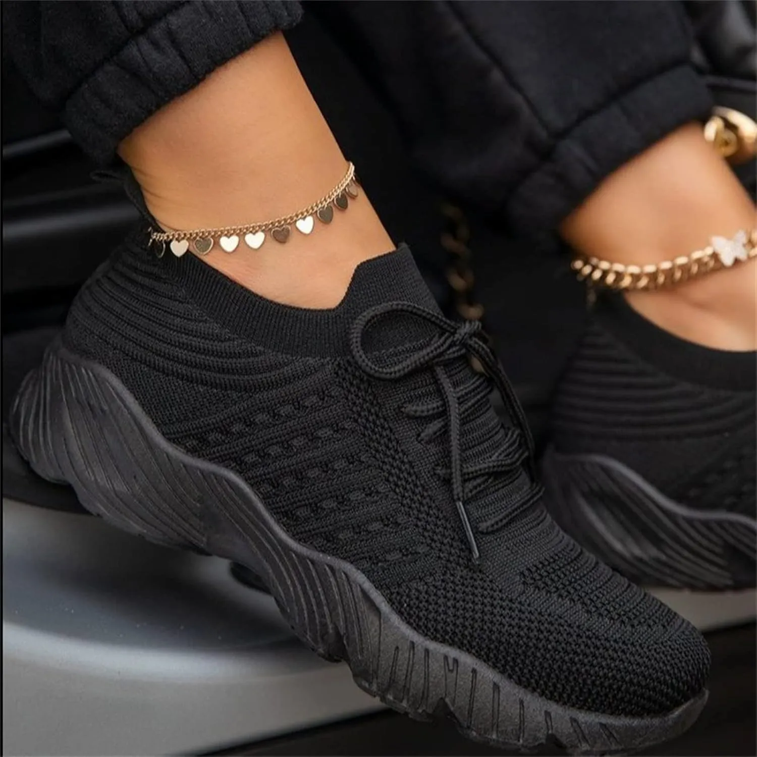Shoes for Women Sneakers Slip On Running Shoes Non Slip Walking Shoes Lightweight Workout Tennis Shoes Fashion Sneakers