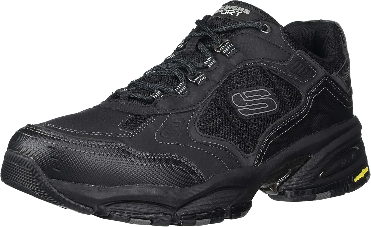 Skechers Men's Oak Canyon Redwick Trainers, Black, 11.5 Wide