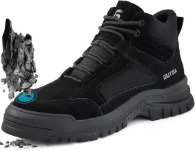 Steel Toe Shoes for Men Women Lightweight Work Shoes Mens Indestructible Safety Sneakers Puncture Proof Construction Shoe Composite Toe Sneakers